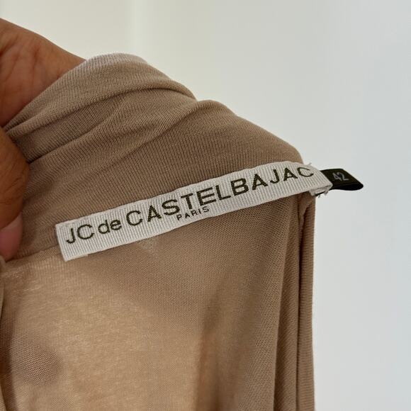 Vintage Castelbajac beige embellished off-shoulder top (S) - Picture 8 of 9